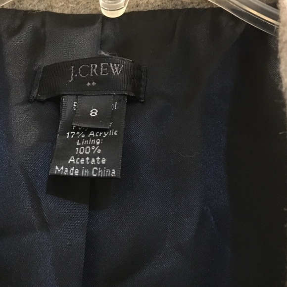 RARE J.Crew Ombre Wool Pea Coat 8 - Picture 6 of 8